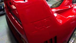 Eddy Fiuza Details a Ferrari F40 gets a detail in south florida [upl. by Adnirolc]