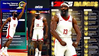 This JAMES HARDEN BUILD is the PERFECT GUARD in NBA 2K25 [upl. by Eiramalegna]