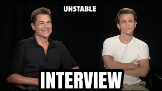 Interview Rob Lowe and son John Owen talk UNSTABLE  Season 2 [upl. by Submuloc245]