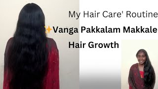 💫✨✨👑My Hair Care Routine Vanga Pakkalam Makkale ❗❗❗ Nithya Life Style [upl. by Jacklyn]