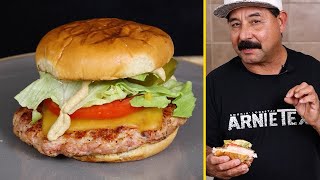 How to Grill a Perfect Turkey Burger  Ground Turkey Breast w Bacon [upl. by Nosiddam]