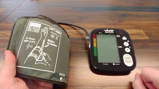 How Do I Set Up My Blood Pressure Monitor  Vive Precision  DMD1001 [upl. by Orlene]