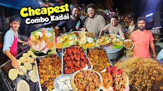 🔥மக்கள் படைசூழும் Vishwa Cheapest Combo Tiffin Kadai🤩  Tamil Food Review [upl. by Runkel939]