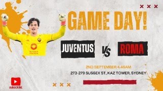 JUVENTUS vs ROMA 00  Live Reaction dallAS Roma Club Sydney [upl. by Gildas503]