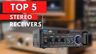 Top 5 Best Stereo Receivers of 2024 [upl. by Yobybab]