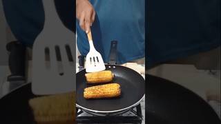 Roasted corn 🌽 recipeshorts shortsviral [upl. by Nikolos]