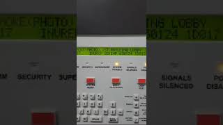 NFS320  Trouble  INVREP firealarm honeywell notifier shortvideo bd [upl. by Lhary535]