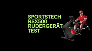 Sportstech RSX500 Rudergerät Test KURZ amp KOMPAKT Zusammengefasst [upl. by Annaohj]