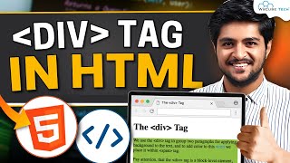 HTML DIV Tag Tutorial How to Use Position amp Style Div Elements Full Guide in Hindi  HTML amp CSS [upl. by Chari]