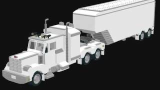 LEGO Semi Truck and Trailer [upl. by Conant155]