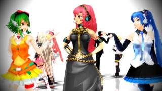 【MMD】 Hurly Burly 【12 Vocaloids】 [upl. by Tcideneb]