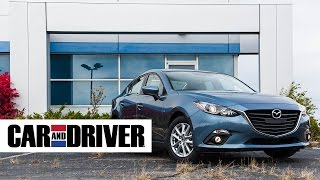 Mazda 3 Review in 60 Seconds  Car and Driver [upl. by Llehsyt]