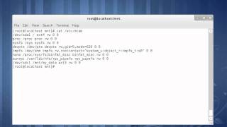 Tutorial 15  How to mount a file system Arabic [upl. by Durwood]