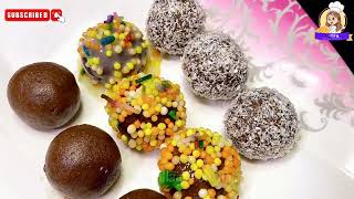 Chocolate Ball Recipe  The Chocolate Ball  How to make chocolate truffles with milk at home 2024 [upl. by Aihsa]