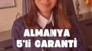 ALMANYA 5li GARANTİ [upl. by Cannell]