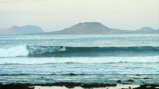 Lanzarote Surf  Famara  El Muelle [upl. by Isola]