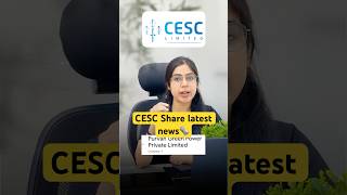 CESC share latest news  CESC LATEST NEWS stockmarket cescshare shorts [upl. by Katee]