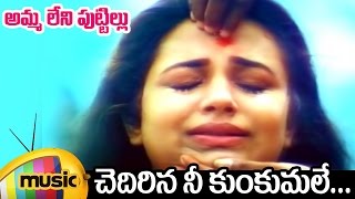 Ammaleni Puttillu Telugu Movie Video Songs  Chedirina Nee Kunkumale Full Song  Ooha  Shashi Kumar [upl. by Eilagam990]