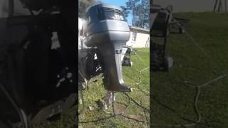 Yamaha 115 hp 2 stroke running without lower unit [upl. by Quintina]