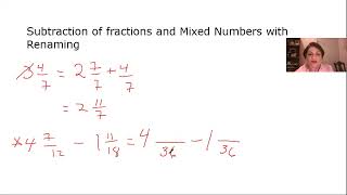 Fractions with renaming [upl. by Inail]