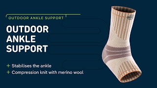 Find out how the Outdoor Ankle Support supports the ankle while hiking [upl. by Ellard]