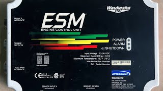 WAUKESHA ESM ENGINE CONTROL UNIT 740824B 01136 2005 DRESSER TESTED OK  SuperTech Marine Services [upl. by Konyn233]