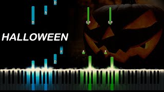 5 Horror Songs for Halloween Piano Tutorial [upl. by Mapel]