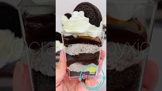 OREO SHOTS cravingsbyxio nobakedessert oreodessert [upl. by Sabino]