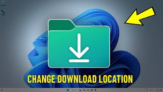 How to Change Download Location in Windows 11  change download Folder Path on windows11 ⬇️📁✅ [upl. by Ecerahc]