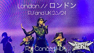 BABYMETAL  Live in London Day 01 23 Roundhouse UK AND EU 2023 amp 2024 [upl. by Saraiya253]