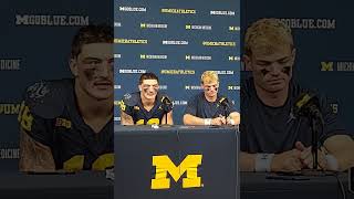 Michigan Football TE Colston Loveland Media Week 2 [upl. by Nylsej152]