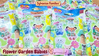 Ouverture des Flower Garden Babies avec ma fille  Nouveau Sylvanian Families Blind Bags [upl. by Sinnek]