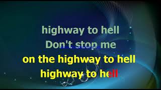 ACDC Highway To Hell karaoke [upl. by Eimma]