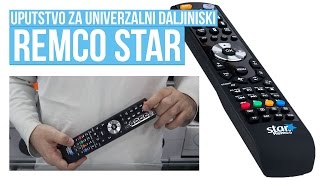 Remco Star uputstvo za univerzalni daljinski [upl. by Bullough881]