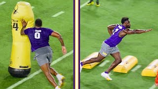 LSU Pro Day HIGHLIGHTS DEFENSIVE PLAYERS [upl. by Nyltiac]