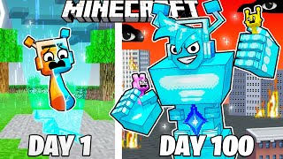 I Survived 100 Days as a DIAMOND SPRUNKI in Minecraft [upl. by Meir]