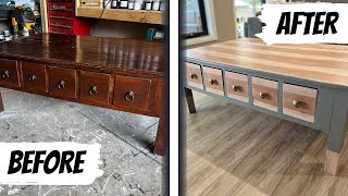 3 Minute Quick Furniture Flip  Balinese Style Coffee Table [upl. by Akimahc964]