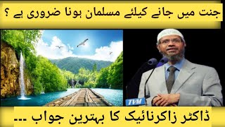 Is it necessary to be a Muslim to go to heaven Excellent answer by Dr Zakarnaike [upl. by Mariele]