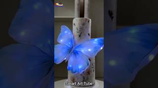 butterfly diy artandcraft craft craftmaking make art light howtomakepapercraft showpiece [upl. by Ahseki642]