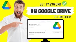 How to set Password on Google Drive File or Folder✅ [upl. by Humph]