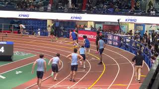 2023 NYC Armory Track 200m Dash at US Army Hall of Fame Games 12023 Andrew Teh Xavier HS [upl. by Pelag]