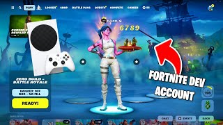 How to get a Fortnite Dev Account on CONSOLE XBOX  PLAYSTATION  ZVNFN [upl. by Nylidnam]