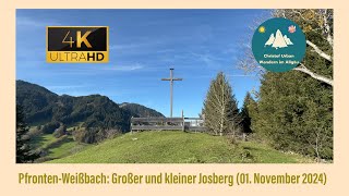 PfrontenWeißbach Großer und kleiner Josberg 01 November 2024 [upl. by Lleval]