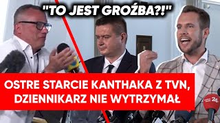 quotTo jest groźbaquot Knapik rozsierdzony Kanthak zaczął mówić o jego żonie [upl. by Dearman]