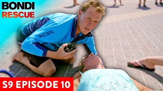 Woman Mysteriously Faints at Lifeguard Tower  Bondi Rescue Season 9 Episode 10 FULL EPISODE [upl. by Saidee]