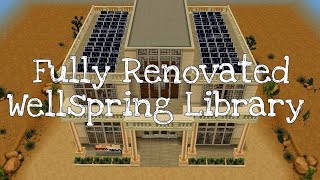 Wellspring Library Tour  Sim Spring  The Sims Freeplay [upl. by Naus16]