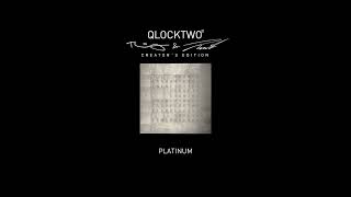 QLOCKTWO CREATORS EDITION PLATINUM QLOCKTWO creatorsedition artwork [upl. by Anigal]