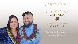 DAY 1  PART 1 Congratulations OVALATI NAENAE MOALA amp MELE FALE’AKA VAILALA [upl. by Heyes598]