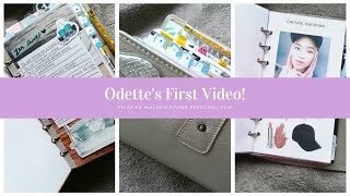 Odettes first video Functional planning July Planner Flip Filofax Malden Stone  Skippyskittle [upl. by Auof270]