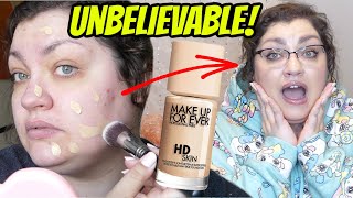 I WASNT READY FOR THIS  MUFE HD Skin Undetectable Foundation WEEKLY WEAR Oily Skin Review [upl. by Tirza]